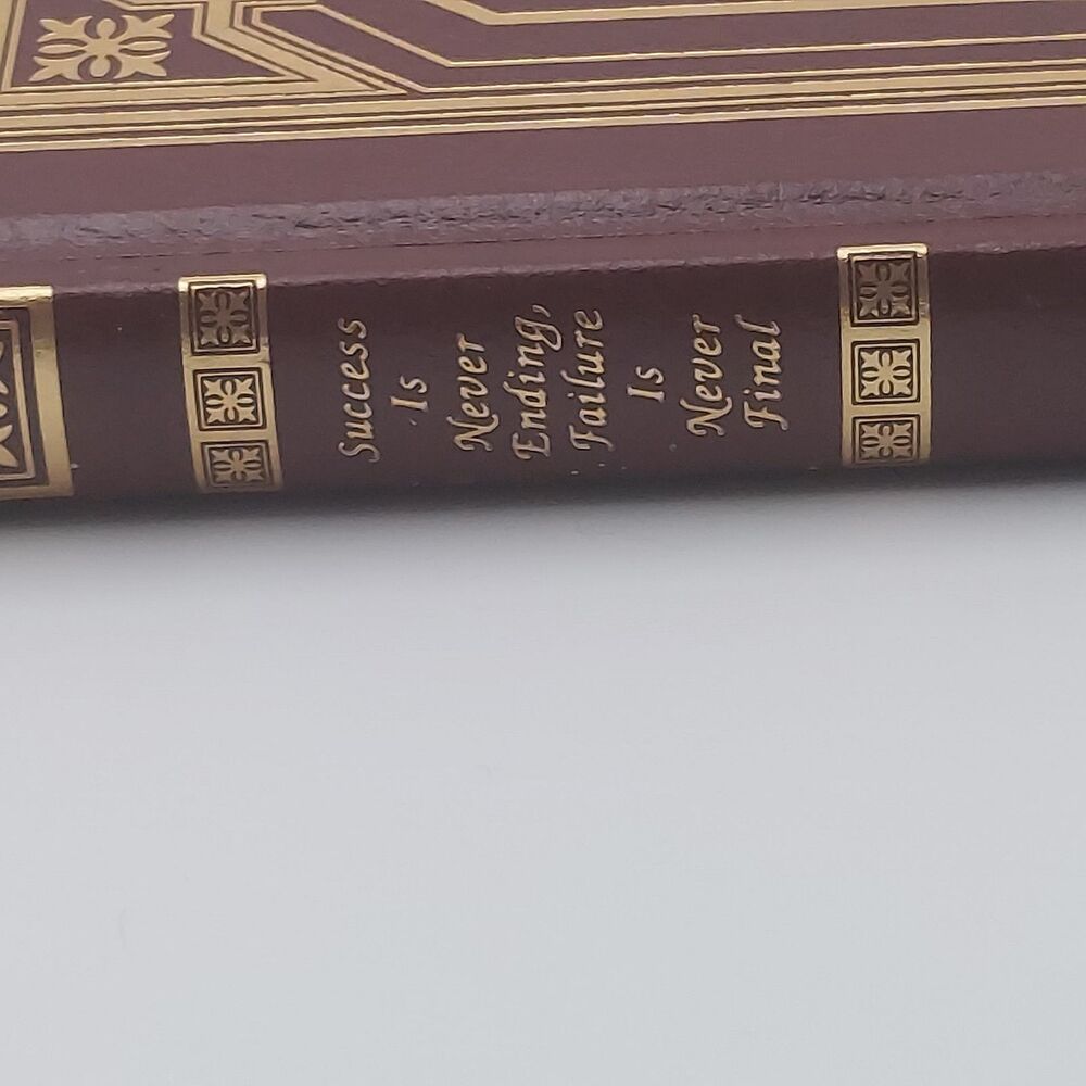 Success Is Never Ending, Failure Is Never Final Bonded Leather 1988